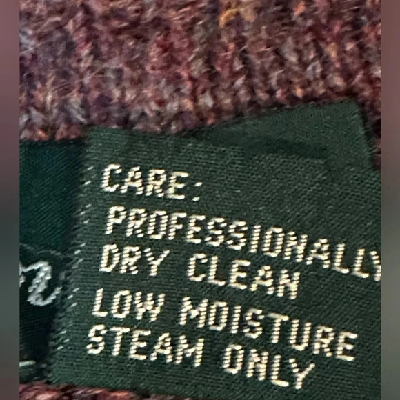 Men’s Four Winds Vintage Crew Neck 100% Shetland Wool Argyle sweater. Size M - Picture 7 of 8